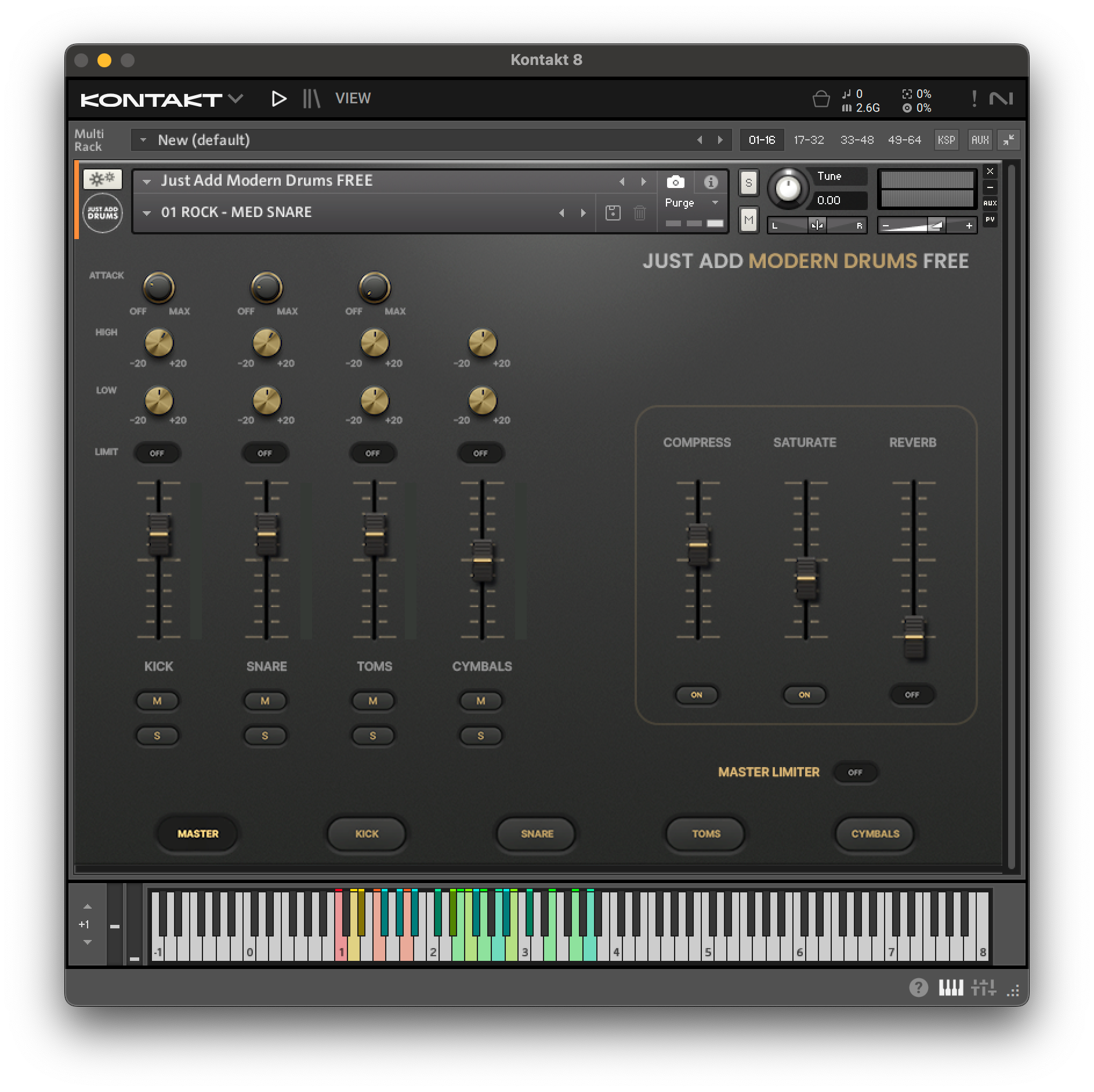 Modern Drums Kontakt (FREE)
