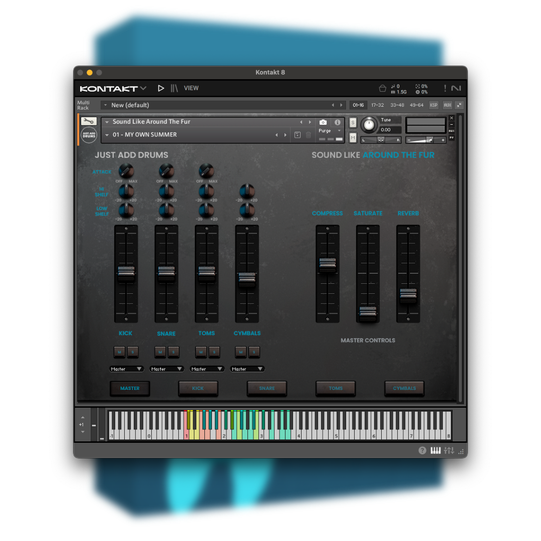 Around The Fur Drum Samples