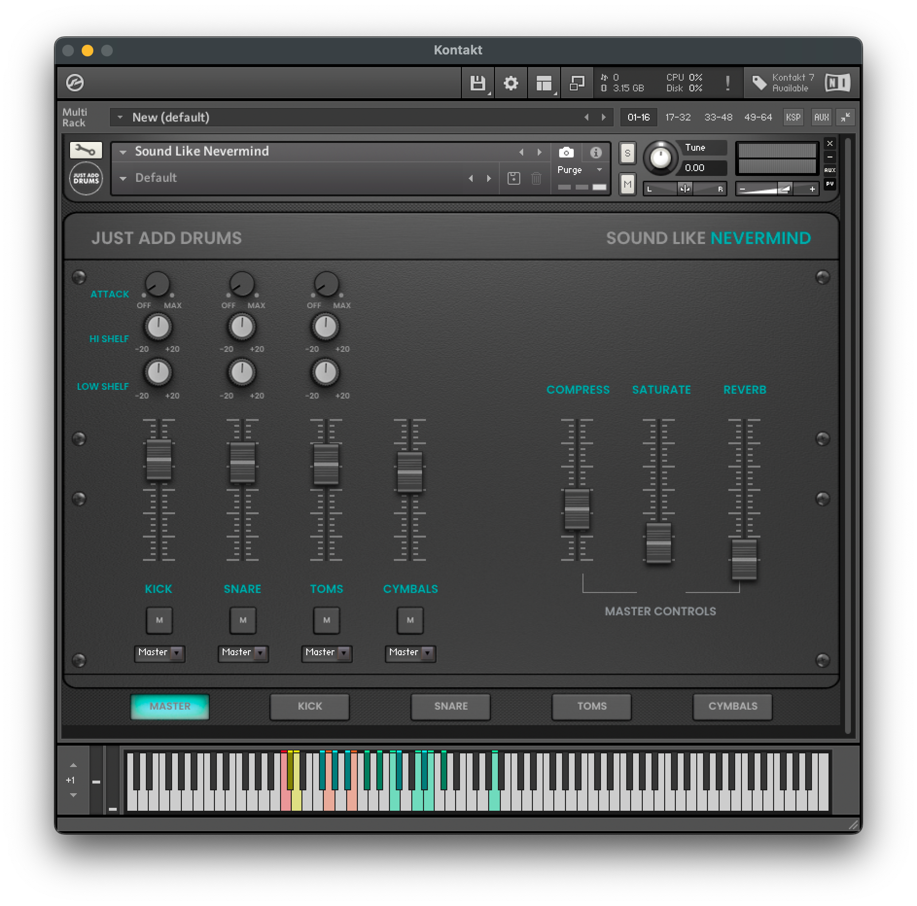 Nevermind Drum Samples