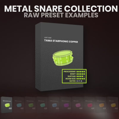 Metal Snare Collection Drum Samples