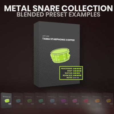 Metal Snare Collection Drum Samples