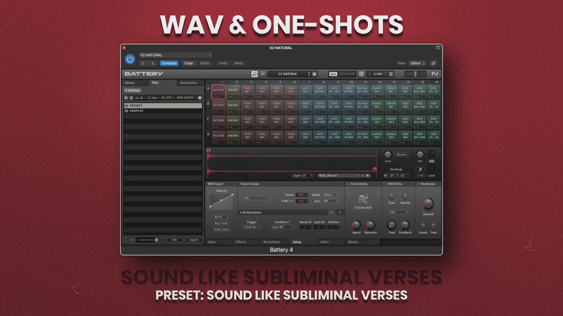 Subliminal Verses Drum Samples
