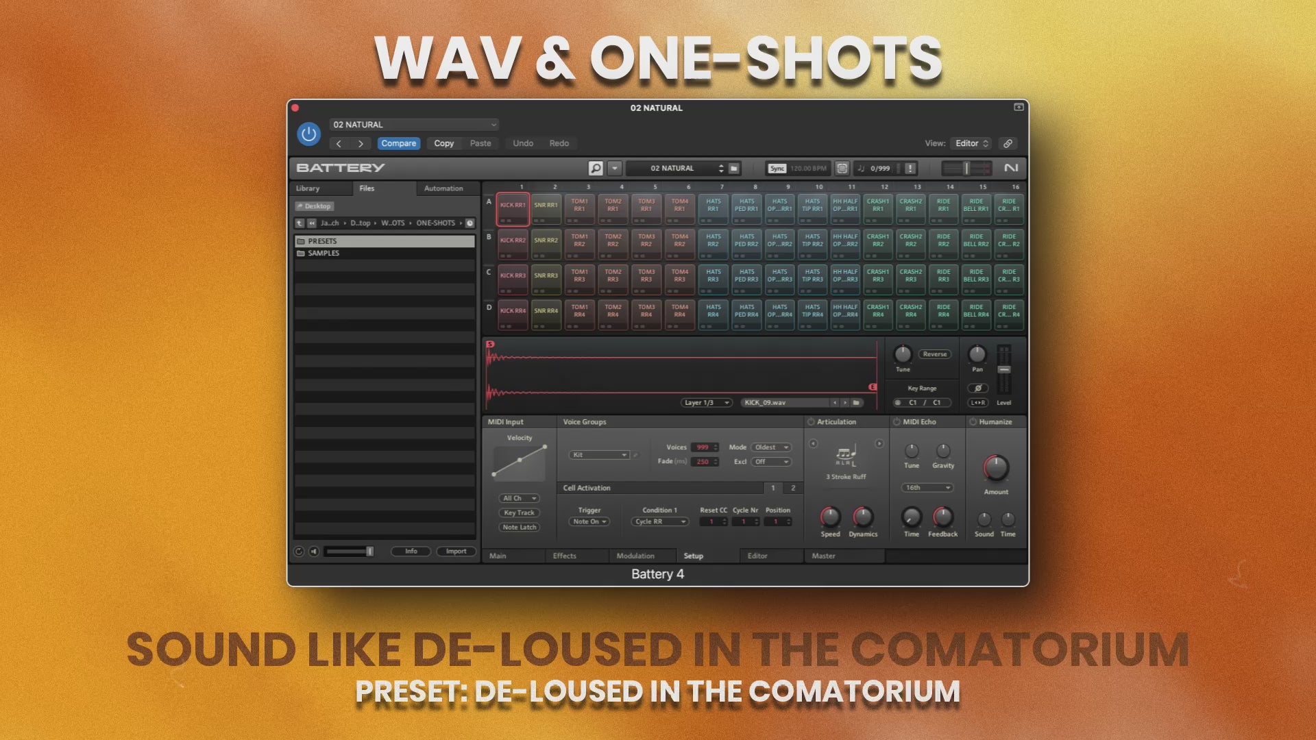 De-Loused In The Comatorium Drum Samples